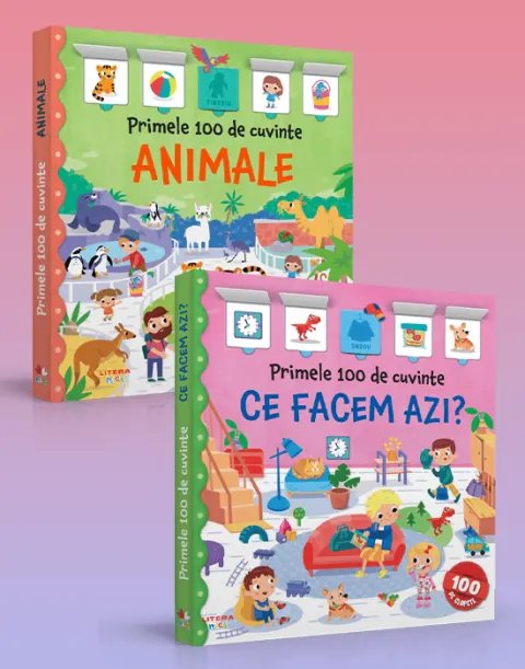 Coperta cărții Pachet primele 100 de cuvinte (2 carti)