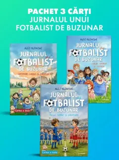 Coperta cărții Pachet Jurnalul unui fotbalist de buzunar (3 carti)