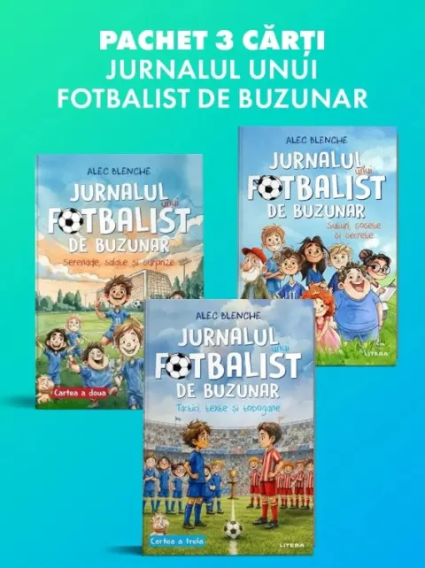Coperta cărții Pachet Jurnalul unui fotbalist de buzunar (3 carti)