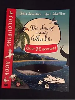 Coperta cărții The Snail and the Whale Colouring Book with Over 20Scenes