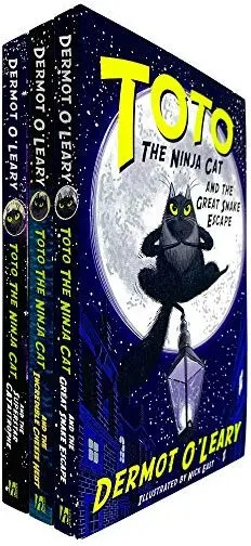 Coperta cărții Toto the Ninja Cat Series Books