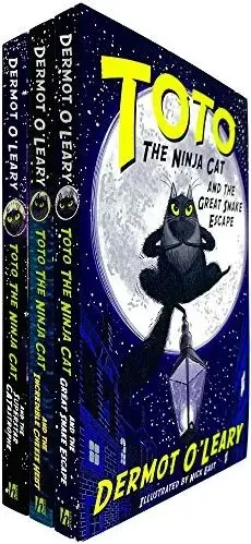 Coperta cărții Toto the Ninja Cat Series Books