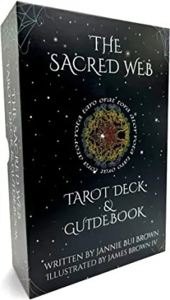 Coperta cărții Sacred Web Tarot, Jannie Bui Brown, James W. Brown IV
