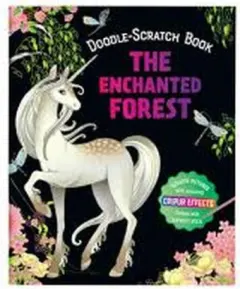 Coperta cărții Doodle Scratch Book: The Enchanted Forest