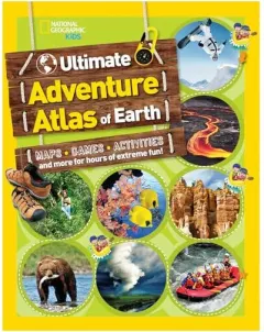 Coperta cărții Ultimate Adventure Atlas of Earth, National Geographic