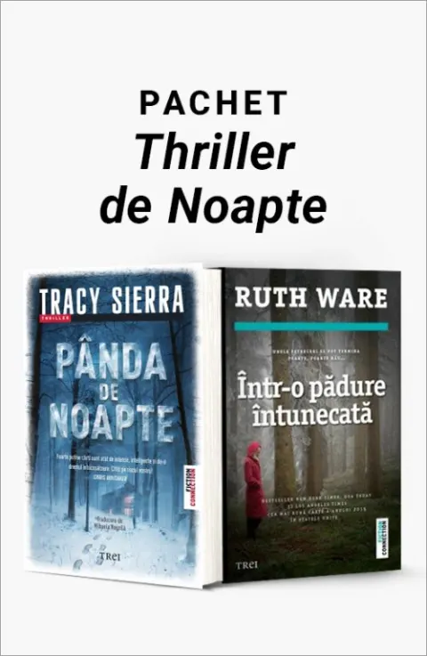 Coperta cărții Pachet Thriller de Noapte. Pânda de noapte/Într-o pădure întunecată - Tracy Sierra