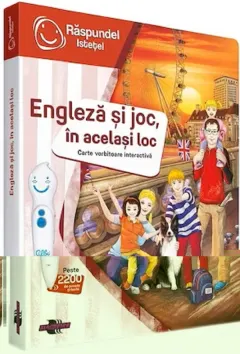 Coperta cărții Raspundel Istetel. Engleza si joc in acelasi loc
