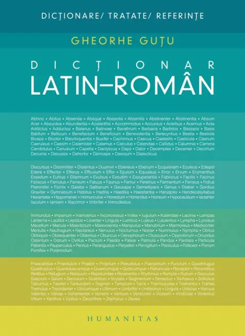 Coperta cărții Dicționar latin-român