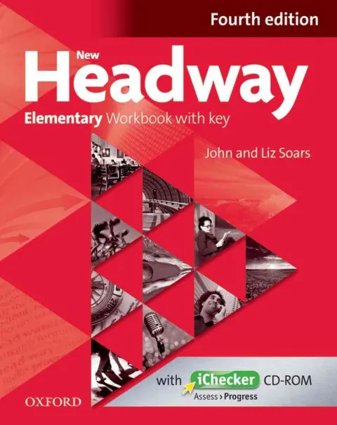 Coperta cărții New Headway 4th Edition Elementary Workbook With Key