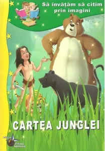 Coperta cărții Sa invatam sa citim prin imagini: Cartea junglei