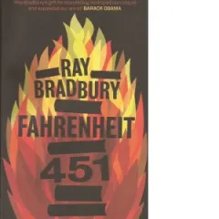 Coperta cărții Fahrenheit 451 (lb. engleza)