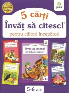 Coperta cărții Pachet Invat sa citesc! Nivelul 0. 5 carti interactive pentru cititorii incepatori I