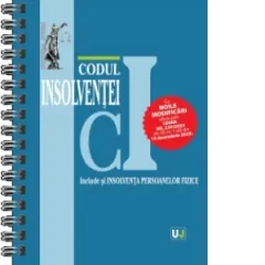 Coperta cărții Codul insolventei Decembrie 2025 EDITIE SPIRALATA, tiparita pe hartie alba
