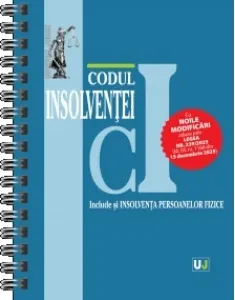 Coperta cărții Codul insolventei Decembrie 2025 EDITIE SPIRALATA, tiparita pe hartie alba