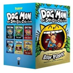 Coperta cărții Dog Man 1-6: The Supa Epic Collection: From the Creator of Captain Underpants