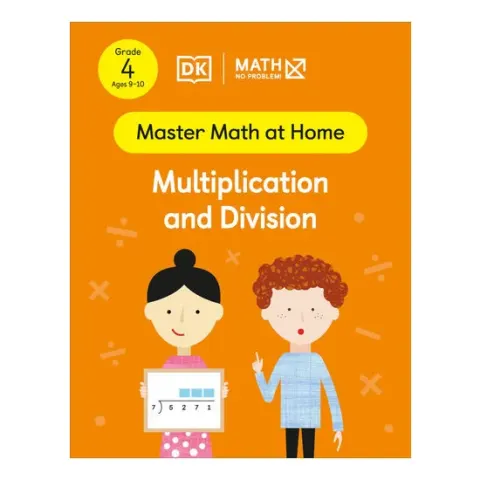 Coperta cărții Math - No Problem! Multiplication and Division, Grade 4 Ages 9-10