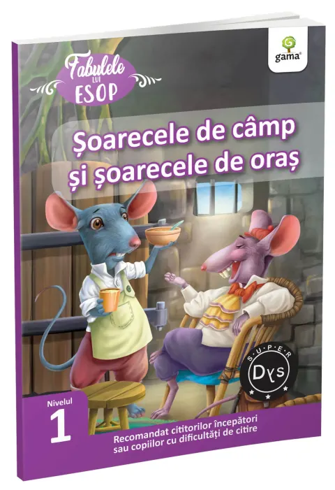 Coperta cărții Soarecele de camp si soarecele de oras