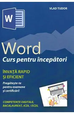Coperta cărții Word. Curs pentru incepatori