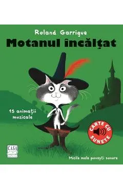 Coperta cărții Motanul incaltat. Carte cu sunete