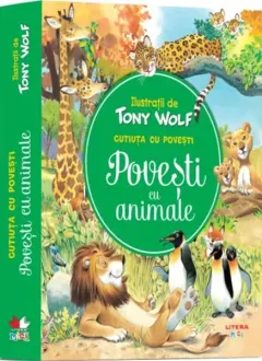 Coperta cărții Cutiuta cu povesti. Povesti cu animale