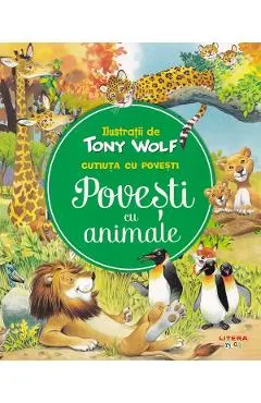 Coperta cărții Cutiuta cu povesti. Povesti cu animale