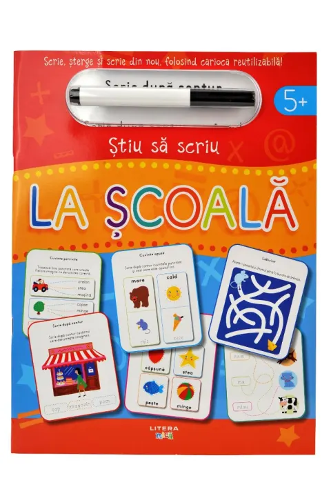 Coperta cărții Stiu sa scriu. La scoala