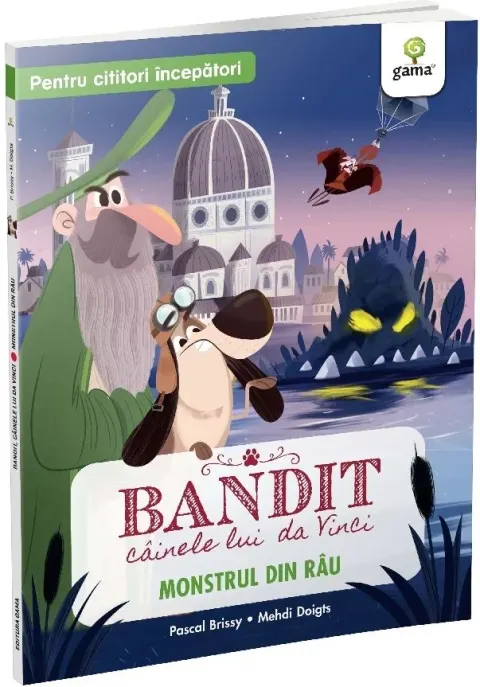 Coperta cărții Monstrul din rau/Bandit, cainele lui Da Vinci