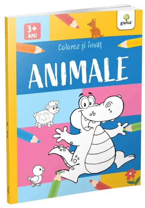 Coperta cărții Colorez si invat. Animale