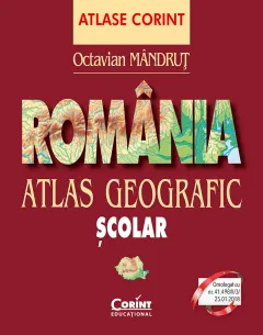 Coperta cărții Romania. Atlas geografic scolar