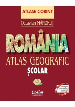 Coperta cărții Romania. Atlas geografic scolar
