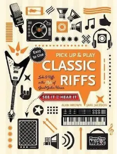 Coperta cărții Classic riffs (pick up and play)