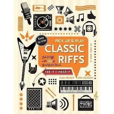 Coperta cărții Classic riffs (pick up and play)