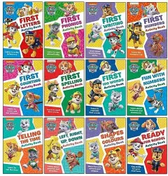 Coperta cărții Paw Patrol Get set for school Activity 12 Books Collection Set, Nickelodeon Publishing