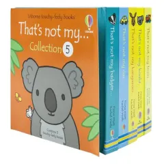 Coperta cărții Usborne Touchy-Feely Books That's Not my... Collection 5: 5 Books Set (Train, Koala, Kangaroo, Car, Badger)