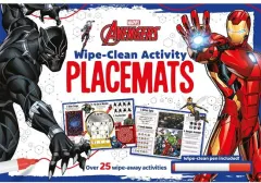Coperta cărții Marvel Avengers: Wipe-clean Activity Placemats