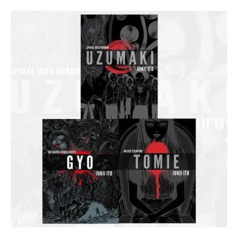 Coperta cărții Junji Ito: Uzumaki, Gyo and Tomie – Deluxe Collection