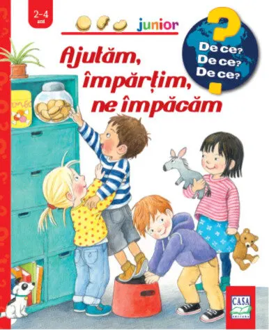 Coperta cărții Ajutăm, împărțim, ne împăcăm
