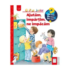 Coperta cărții Ajutăm, împărțim, ne împăcăm