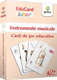 Coperta cărții Instrumente muzicale - Carti de joc educative
