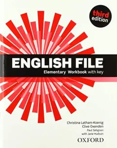Coperta cărții English File 3E Elementary Workbook with key
