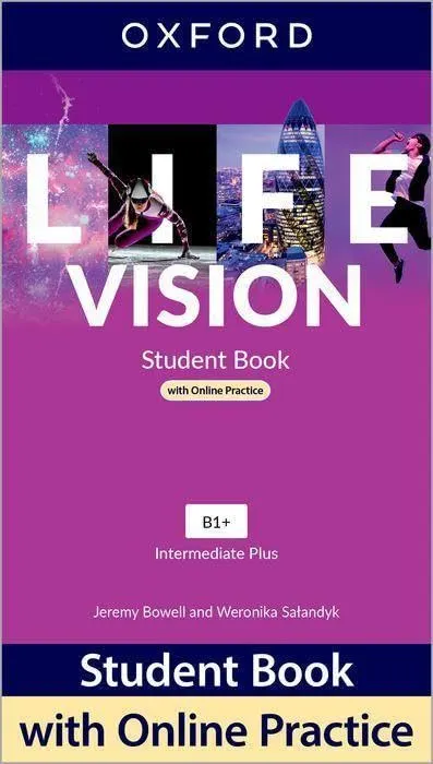 Coperta cărții Life Vision Intermediate Plus Student Book with Online Practice