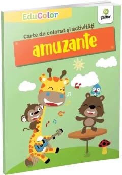 Coperta cărții Carte de colorat și activități amuzante