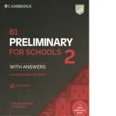 Coperta cărții B1 Preliminary 2 Student's Book with Answers with Audio Authentic Practice Tests