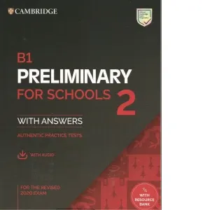 Coperta cărții B1 Preliminary 2 Student's Book with Answers with Audio Authentic Practice Tests