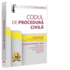 Coperta cărții Codul de procedura civila. Ianuarie 2026. Editie tiparita pe hartie alba