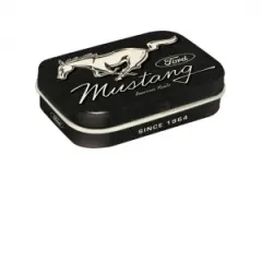 Coperta cărții Cutie metalica de buzunar Ford Mustang - Horse Logo Black