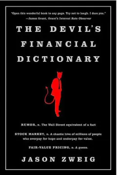 Coperta cărții The devil's financial dictionary
