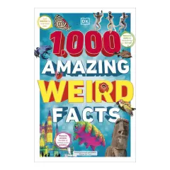 Coperta cărții 1,000 amazing weird facts