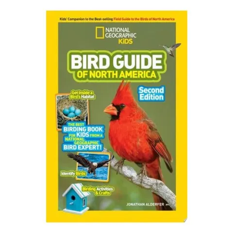 Coperta cărții National Geographic Kids bird guide of North America: the best birding book for kids from a National Geographic bird expert