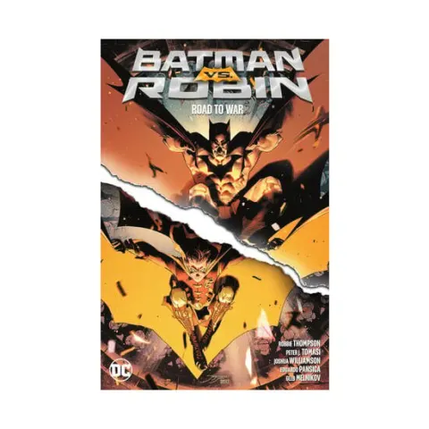 Coperta cărții Batman vs. Robin: road to war